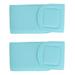 2 Pcs Reusable Gel Neck Patch Anti Wrinkle Cotton Gel Neck Wrap Washable Moisturizing Neckline Pad Blue