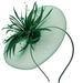 Tiara Hair Pin Bow Hair Clasp Party Feather Headwear Mesh Feather Headband Hat Artificial Miss Bride