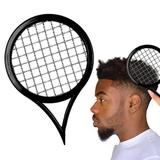 Alternative to Hair Sponges for Black Men Curls and Sponge for Hair Tennis Racket for Hair Twist Comb Blue