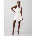 French Connection Womens Collared Mini Tailored Dress - 6 - White, White