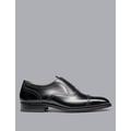 Charles Tyrwhitt Mens Leather Oxford Shoes - 7 - Black, Black,Brown