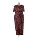 Lularoe Casual Dress: Red Print Dresses - Women's Size 3X