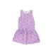 Dressed Up by Gymboree Dress - Popover: Purple Floral Motif Skirts & Dresses - Kids Girl's Size 8