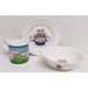 "Laughing Hippos Breakfast Set 3 Piece Fine Bone China Kids Children Magical Jungle Plate 6.7\" 17cm Mug & Cereal Bowl Hand Decorated UK"