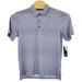 Adidas Shirts | Adidas Violet Tone Polo Plaid Golf Shirt Men's Size Medium Performance Upf New | Color: Purple | Size: M