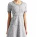 Athleta Dresses | Athleta Fit N Flare Heather Gray Nwot Dress | Color: Black/Gray | Size: Xxs