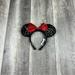 Disney Accessories | Disney Sequin Mickey Ears | Color: Black | Size: Os