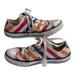 Converse Shoes | Converse All Star Youth Size 2 Multicolored Striped Lace Up Low Top Sneakers | Color: Red | Size: Youth 2