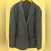 J. Crew Suits & Blazers | J Crew Navy Blue Houndstooth Sports Two Button Coat Blazer 44r Worsted Wool | Color: Black/Blue | Size: 44r