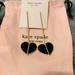 Kate Spade Jewelry | Kate Spade Dangle Earrings | Color: Black/Gold | Size: Os