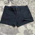 American Eagle Outfitters Shorts | American Eagle Outfitters Stretch Black Side Slit Pocket Short | Color: Black | Size: 12