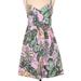 J. Crew Dresses | J. Crew Tropical Print Summer Dress | Color: Green/Purple | Size: S
