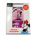 Disney Art | 1 Disney Minnie Mouse Graduation Musical Water Snow Globe Pink White Confetti | Color: Pink/White | Size: Os