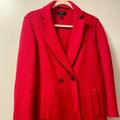 J. Crew Jackets & Coats | J. Crew Daphne Boiled Wool Coat Red | Color: Red | Size: 2