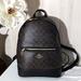 Coach Bags | Auth Coach Kenley Backpack In Signature Canvas Brown Black | Color: Black/Brown | Size: Os