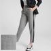 Athleta Pants & Jumpsuits | Athleta Brooklyn Ankle Pant Black White Plaid Gray Size 6 | Color: Black/White | Size: 6