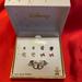 Disney Jewelry | Disney Earring Boxed Set - 5 Pair Minnie Mouse Earrings - New In Box. | Color: Gold/Red/Silver/White | Size: Os