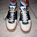 Adidas Shoes | Adidas Carlo Gruber High Top Sneakers Sock Shoes Leg Warmer Tennis Shoes | Color: Red/White | Size: 9.5