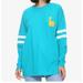 Disney Tops | Disney The Emperor’s New Groove Kuzcotopia Long Sleeve Tshirt Women’s Size M | Color: Blue | Size: M