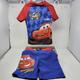 Disney Swim | Disney Store Car's Bathing Suit & Swim Top / Rashguard. | Color: Blue/Red | Size: Xxs & Xs (4)