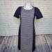 J. Crew Dresses | J.Crew Navy Blue & Off White Stripe Nautical Dress Size 0 | Color: Blue/Cream | Size: 0