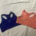 Nike Intimates & Sleepwear | 2 Nike Pro Dri-Fit Spandex Razorback Sports Bras, Size M. | Color: Blue/Orange | Size: M