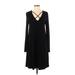 Karen Kane Casual Dress - Midi: Black Dresses - New - Women's Size Small