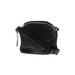 Americana by Sharif Leather Crossbody Bag: Black Solid Bags
