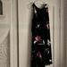 Ralph Lauren Dresses | Lauren Ralph Lauren Womens Dress 4 Black Pink Floral A Line Sleeveless Jersey | Color: Black/Pink | Size: 4