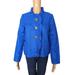 J. Crew Jackets & Coats | J. Crew Wool Herringbone Fiona Ruffle Jacket 6 | Color: Blue | Size: 6