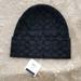 Coach Accessories | Coach Beanie Hat (New) Black/Gray | Color: Black/Gray | Size: Os