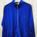 Adidas Jackets & Coats | Adidas Royal Blue With Black Stripes Performance Jacket, Size Xxl | Color: Black/Blue | Size: Xxl