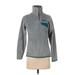 Patagonia Fleece Jacket: Short Gray Solid Jackets & Outerwear - Women's Size X-Small