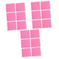 POPETPOP 18 Pcs Floor Puzzle Foam Floor Mat Floor Mats for Gym Rugs Detachable Play Mat Baby Foam Play Mat Puzzles Foam Puzzle Floor Mat Kid Play Mat Eva Pink Protective Pad Fitness Thicken