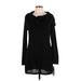 Annalee + Hope Casual Dress - Mini: Black Solid Dresses - New - Women's Size Large