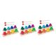 BESTonZON 3 Sets Bell Toys for Tone Bell Bells Xylophone Puzzle Toy Metal Xylophone for Knocking Xylophone Toy Bells Toy Hand Bells Music Bell Wooden