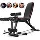 Adjustable Weight Bench,Workout Bench with Leg Extension and Leg Curl,Dumbbell Stool Folding,For Home Training Gyms Fitness Equipment,Max Load 200Kg