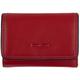 Gianni Conti Leather Wallet, RFID Blocking, Zipped Coin Purse, Gift Boxed 588359 (Red & Navy)