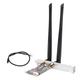 Loufy AX210 PCIE WiFi6 Network Card Wi-Fi Card 5400Mbps WiFi Adapter without 802.11AX WI-FI 6E PCI Express A Cards