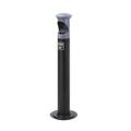 cigarette bin outdoor Outdoor Stainless Steel Vertical Smoke Floor-standing Cigarette Butt Column Cigarette Butt Collection Ashtray outdoor ashtray with lid