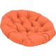 HRTS Papasan chair cushion Round Outdoor Waterproof Egg Chair Pad, Thicken Papasan Chair Cushion, Rattan Swing Egg Chair Garden Patio Indoor Outdoor Balcony and Living Room,N,150x150cm