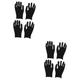 Artibetter 48 Pairs Black Cotton Gloves Labour Gloves Cotton Gardening Gloves Running Glove Liners Winter Gloves Labour Protection Gloves Wintergloves Yard Gloves Thicken Hand Gloves Work