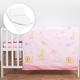 5 Piece Bedding Set Duvet Pillow with Covers & Cotton Sheet for 95x65 cm Baby Travel Cot (Zoo Pink)