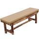 Waigg Kii Waterproof Garden Bench Cushion 2/3 Seater Outdoor Indoor,100/120cm Garden Bench Cushions Seat Pad Mat for Swing Patio Garden Home (100x45cm,Beige)