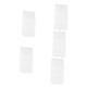 Ciieeo 5 Sets Semi-transparent Shower Curtain White Shower Curtain Animals Shower Curtain White Curtains Bathtubs Shower Curtain Clear Curtains Shower Stripes Tomorrow Translucent Cut off