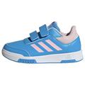 adidas Tensaur Hook and Loop Shoes Sneaker, Blue Burst/Clear Pink/Cloud White, 11.5 UK Child