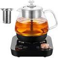 Tea Maker,Glass Kettle Tea Kettle 10 Temperature Presets,Electric Kettles Infuser Teapot,800 ML Capacity Tea Water Kettle (Color : Teapot 2, Size : Sat A),practical