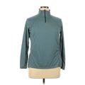 Columbia Track Jacket: Below Hip Teal Jackets & Outerwear - Women's Size X-Large