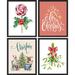 SIGNLEADER Bathroom Decor Multicolor Merry Christmas Candy Cane Presents Tree Celebrations & Holidays Paper in Green/Pink/Red | Wayfair