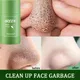 Green Tea Face Deep Cleaning Mud Solid Mask Stick Oil Control Moisturizing Shrink Pores Blackhead
